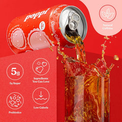 Poppi Prebiotic Soda, Soda Staples, 12 Oz, 12 Pack